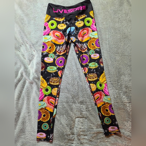 Pants - Livesore Donut Leggings